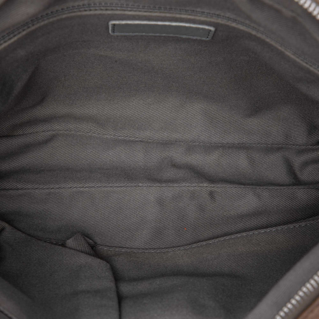 Chanel Matelassé Irisé Relax CC Sac Cuir de veau Marron – vue 4 – GABY PARIS