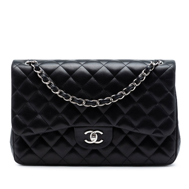 Chanel Jumbo Classic Cuir d’agneau Double rabat
