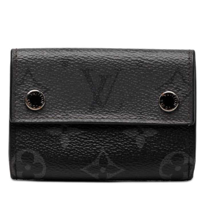 Louis Vuitton Monogram Eclipse Reverse Discovery Compact Portefeuille