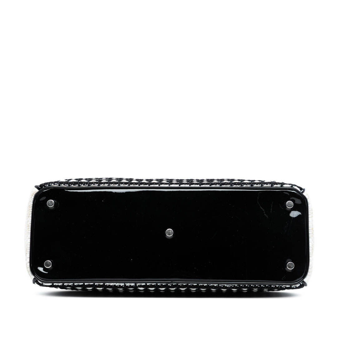 Dior Medium Cuir verni et Tweed Diorissimo Sac