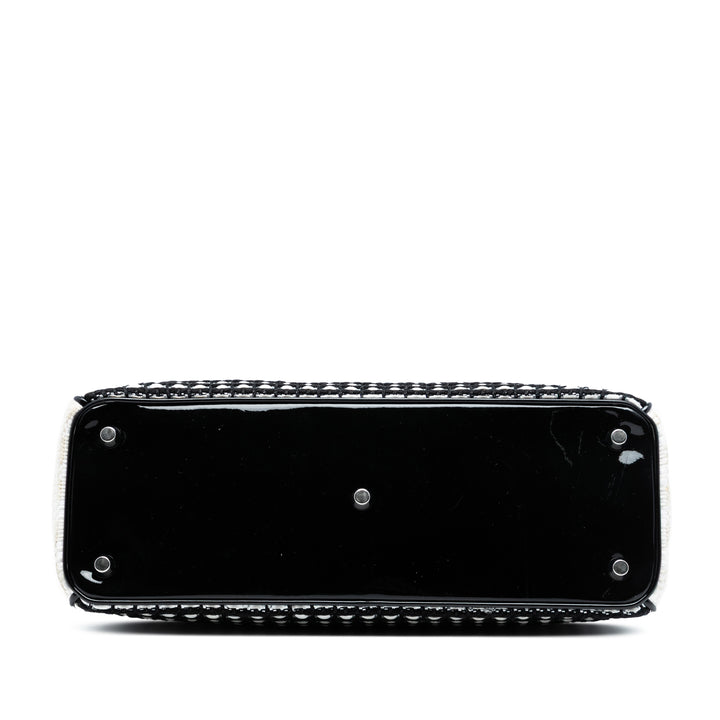 Dior Medium Cuir verni et Tweed Diorissimo Sac