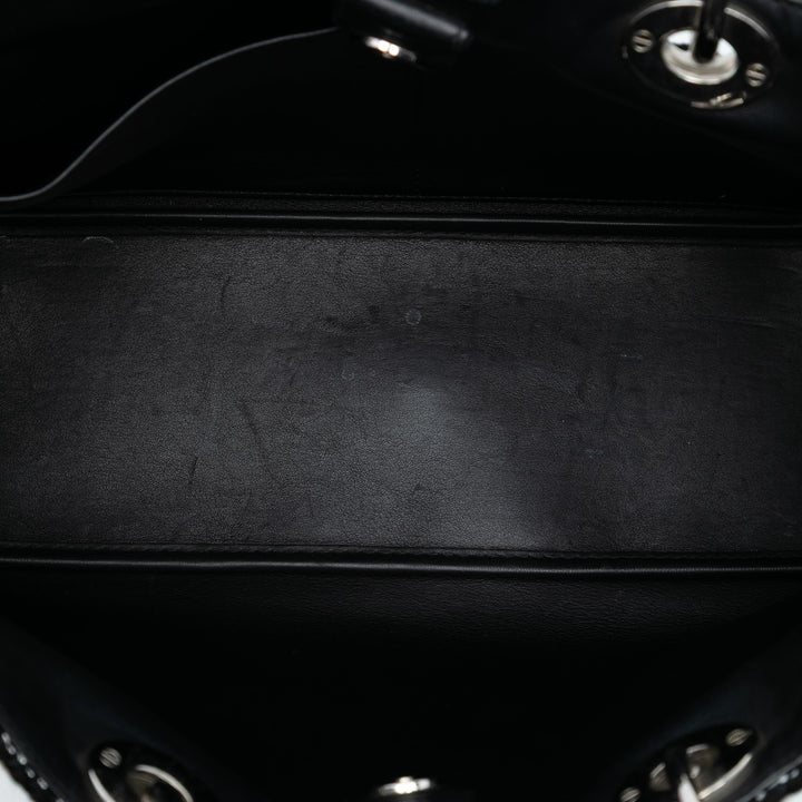 Dior Medium Cuir verni et Tweed Diorissimo Sac