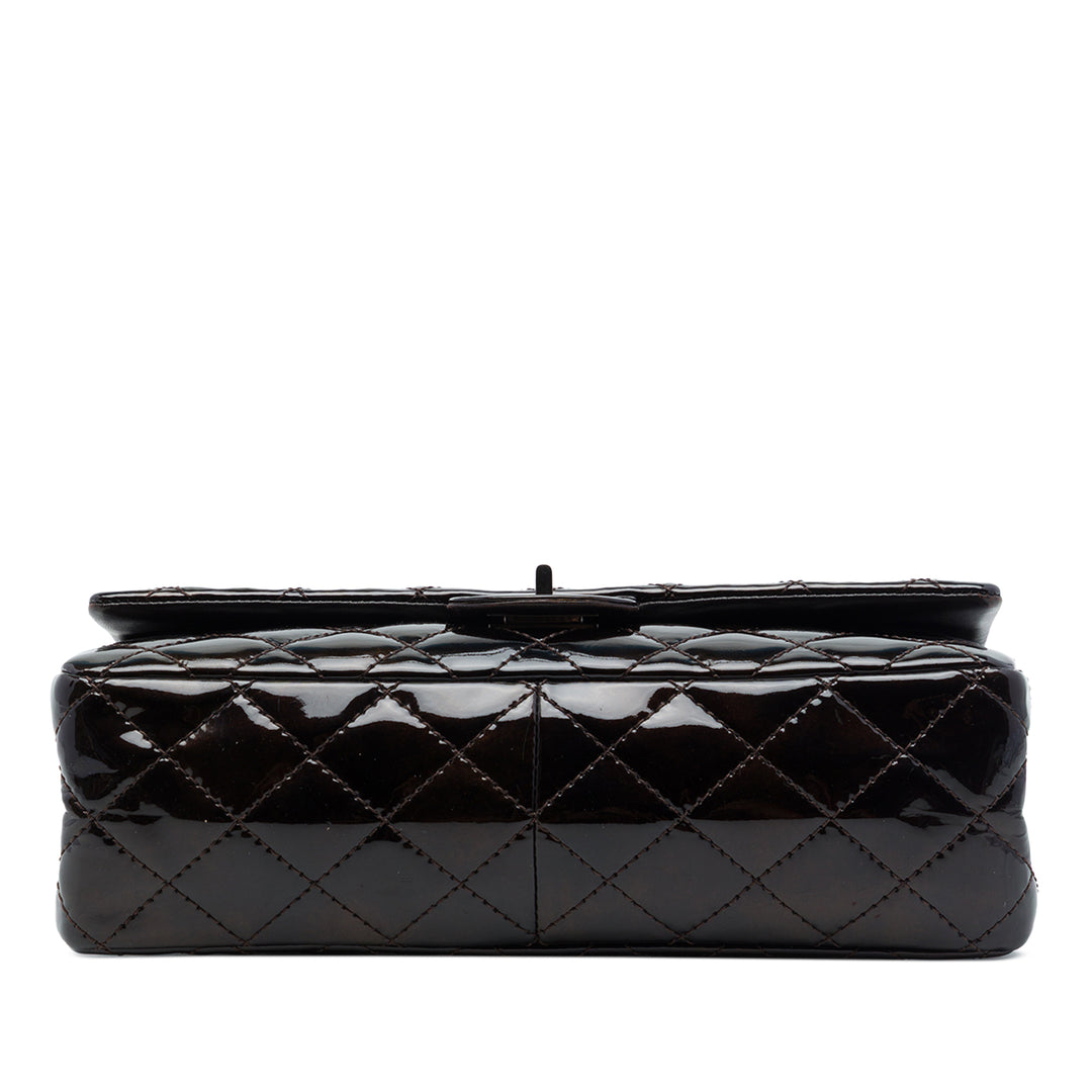Chanel Matelassé Reissue 2.55 Double rabat 226 Marron – vue 3 – GABY PARIS