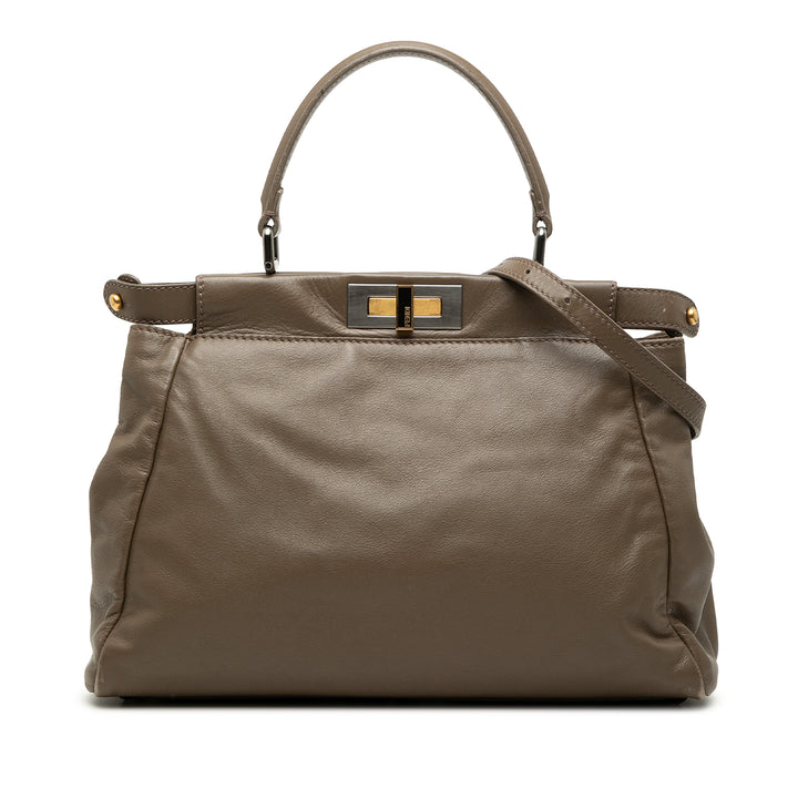Fendi Medium Cuir de veau Peekaboo Iconic Sac