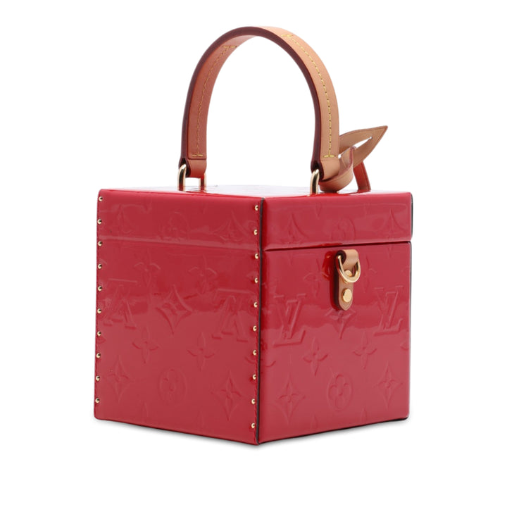 Bleecker Boîte Vanity Cuir verni Monogram Rouge