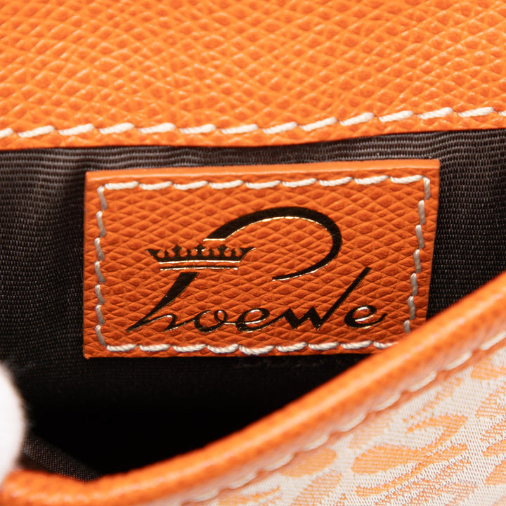 LOEWE Mini Anagram Toile Sac porté croisé