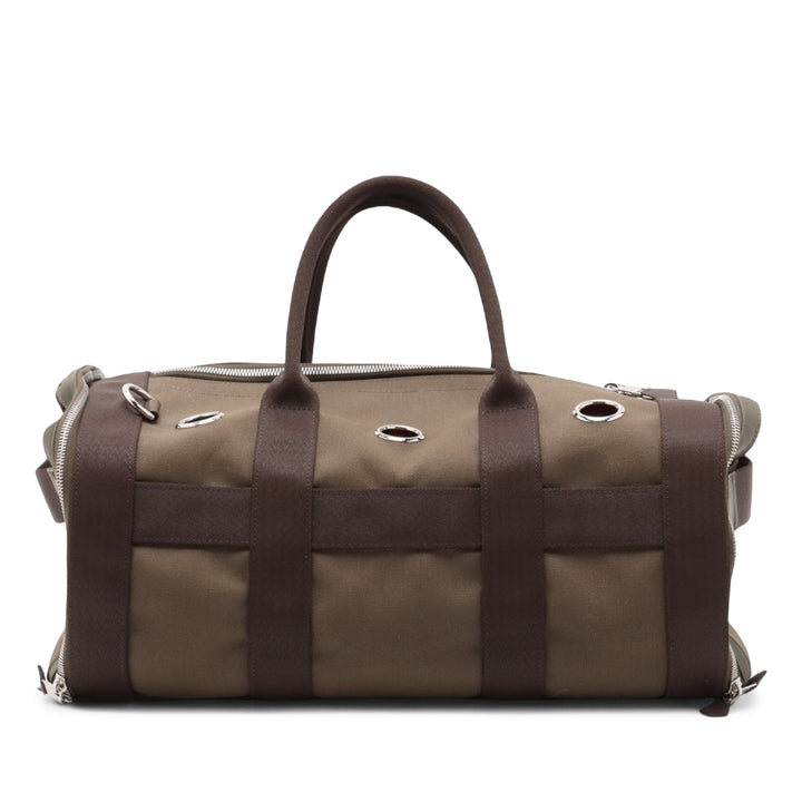 Hermès Toile Military Dog Carrier