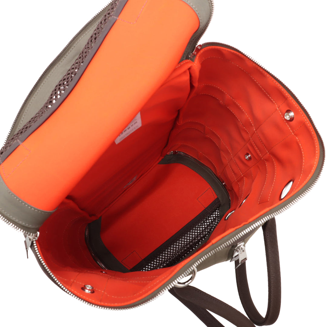 Hermès Toile Military Dog Carrier