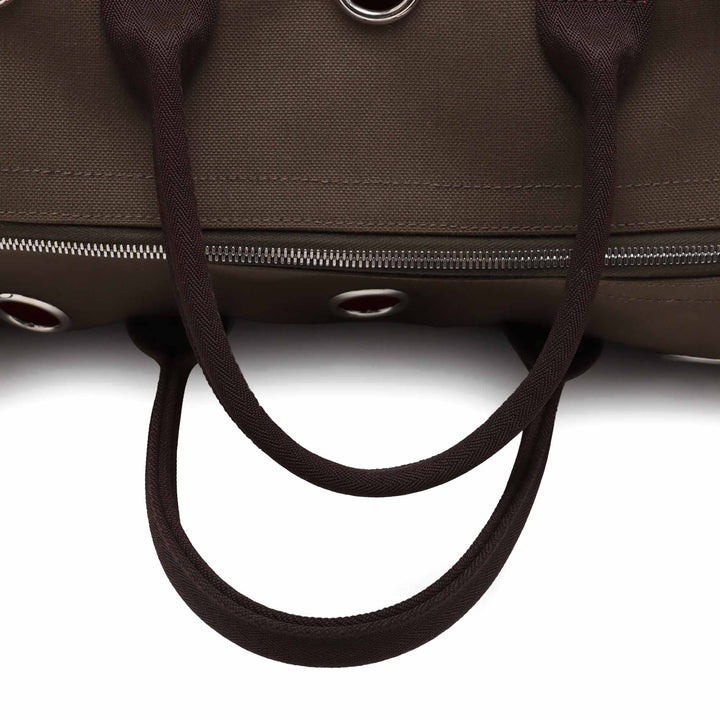 Hermès Toile Military Dog Carrier