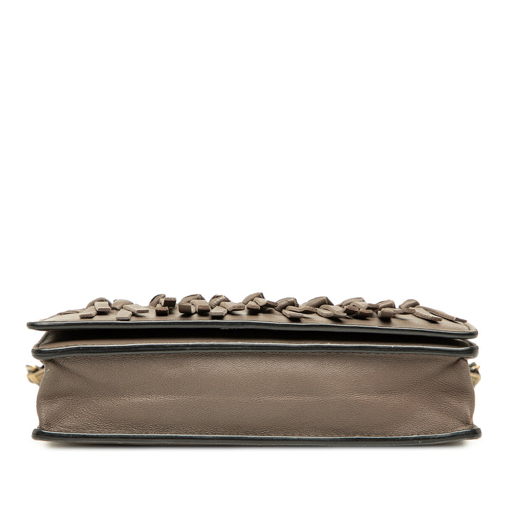 Bottega Veneta Nappa Intrecciato Fringe Wallet on Chain Marron – GABY PARIS Authentique