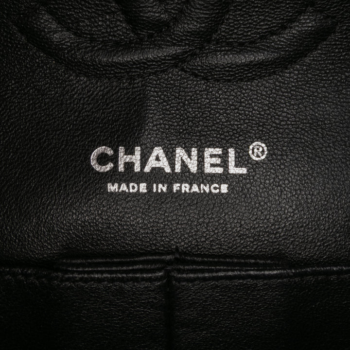 Chanel Medium Classic Cuir verni Double rabat Noir – GABY PARIS Authentique