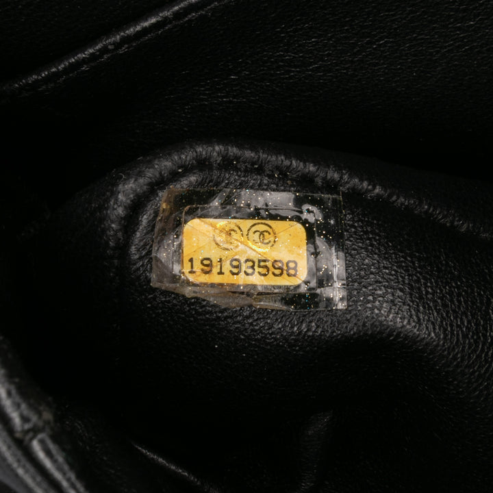 Chanel Medium Classic Cuir verni Double rabat Noir – GABY PARIS Authentique