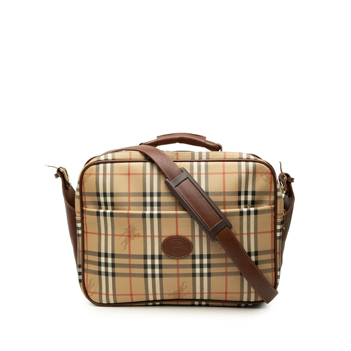 Haymarket Check Sac Toile enduite Beige