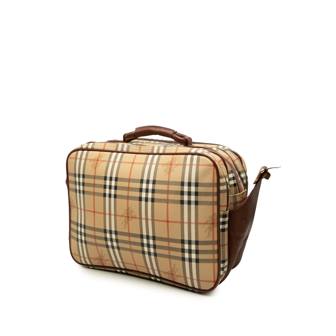 Haymarket Check Sac Toile enduite Beige