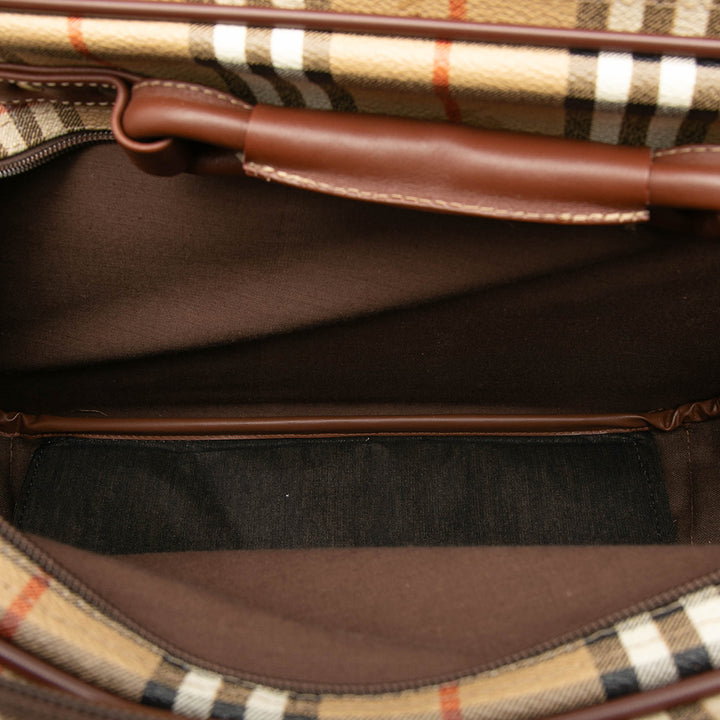 Haymarket Check Sac Toile enduite Beige