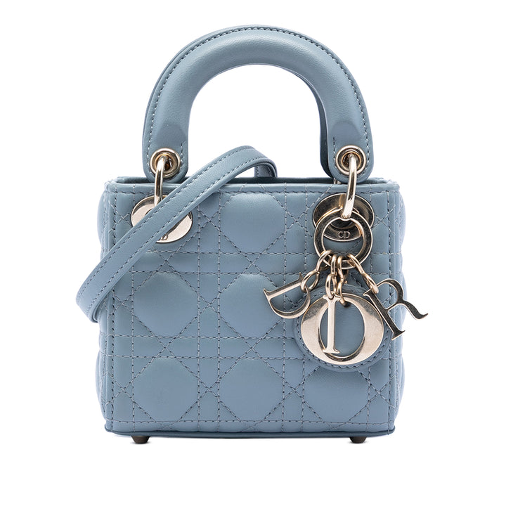 Dior Micro Cuir d’agneau Cannage Lady Dior
