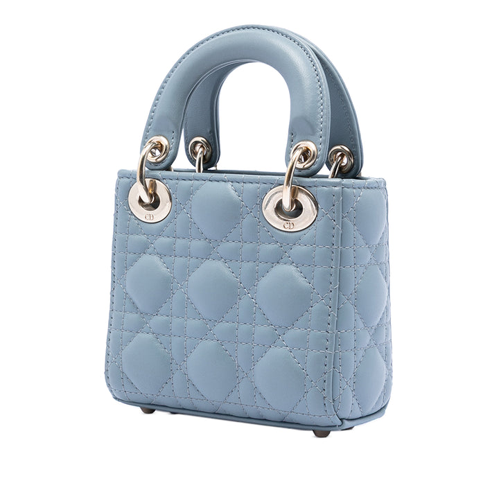 Dior Micro Cuir d’agneau Cannage Lady Dior