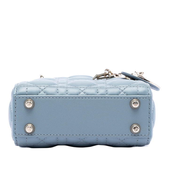 Dior Micro Cuir d’agneau Cannage Lady Dior