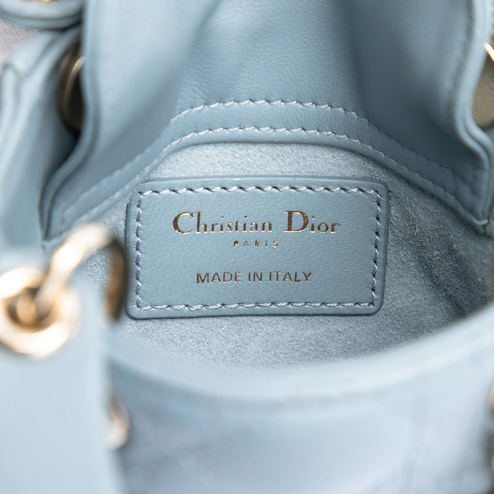 Dior Micro Cuir d’agneau Cannage Lady Dior