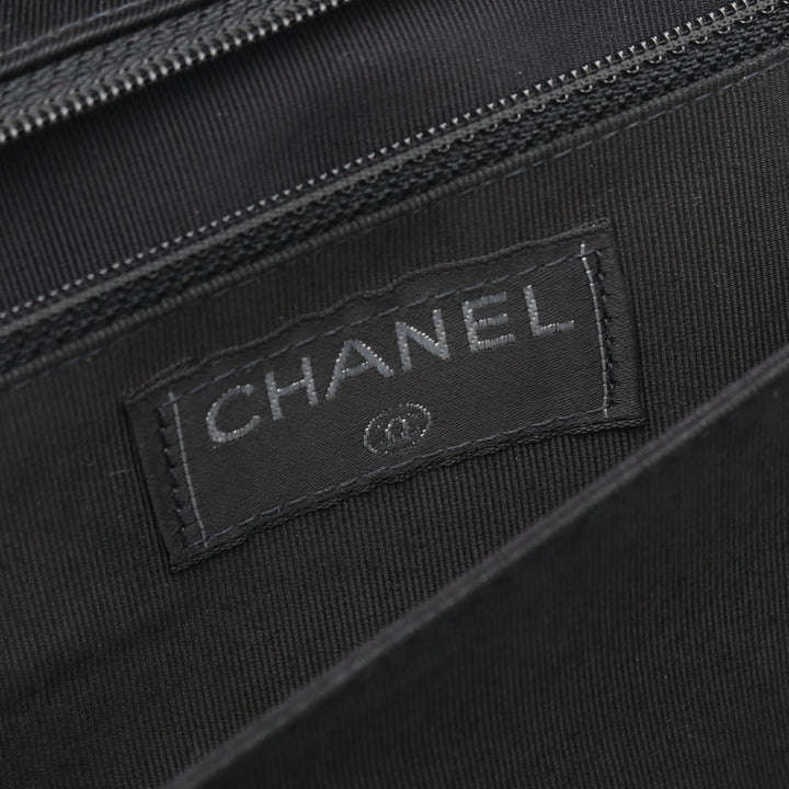 Chocolate Bar Reissue Canvas Printed Multipocket Flap Black - Gaby Paris