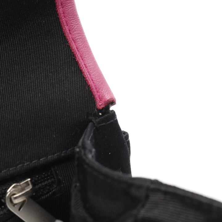 Chocolate Bar Reissue Canvas Printed Multipocket Flap Black - Gaby Paris