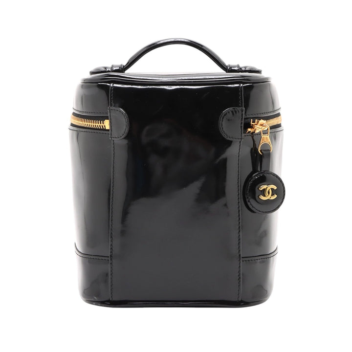 Chanel CC Cuir verni Vanity