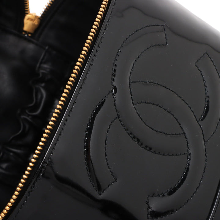 Chanel CC Cuir verni Vanity