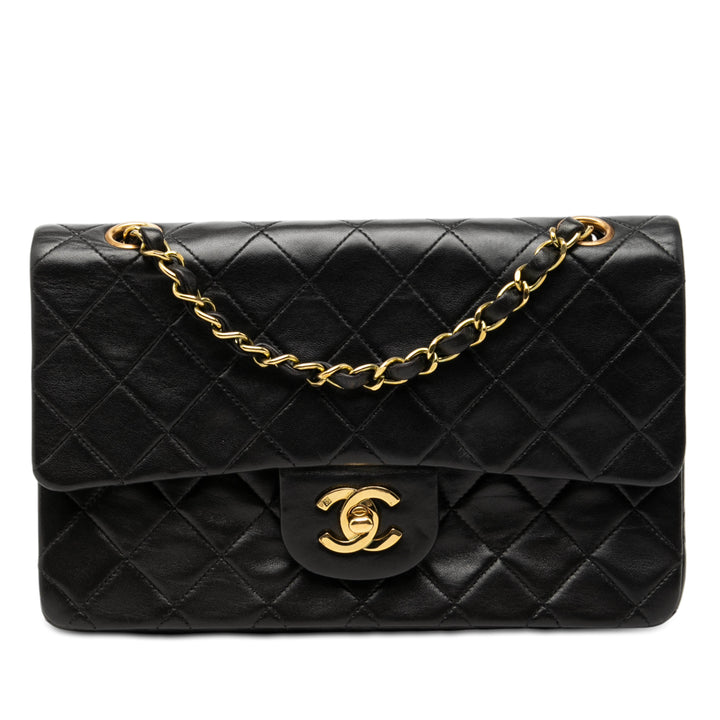Chanel Small Classic Cuir d’agneau Double rabat