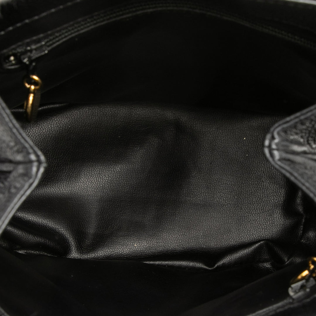 Chanel Triple CC Caviar Bucket