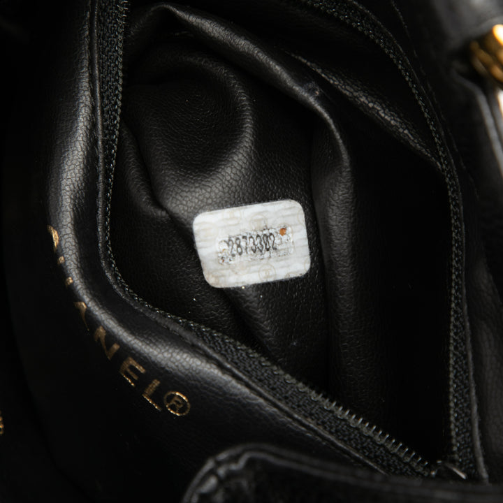 Chanel Triple CC Caviar Bucket