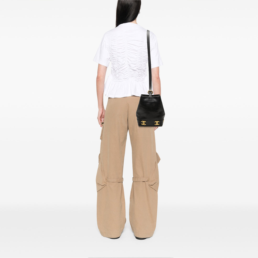 Chanel Triple CC Caviar Bucket