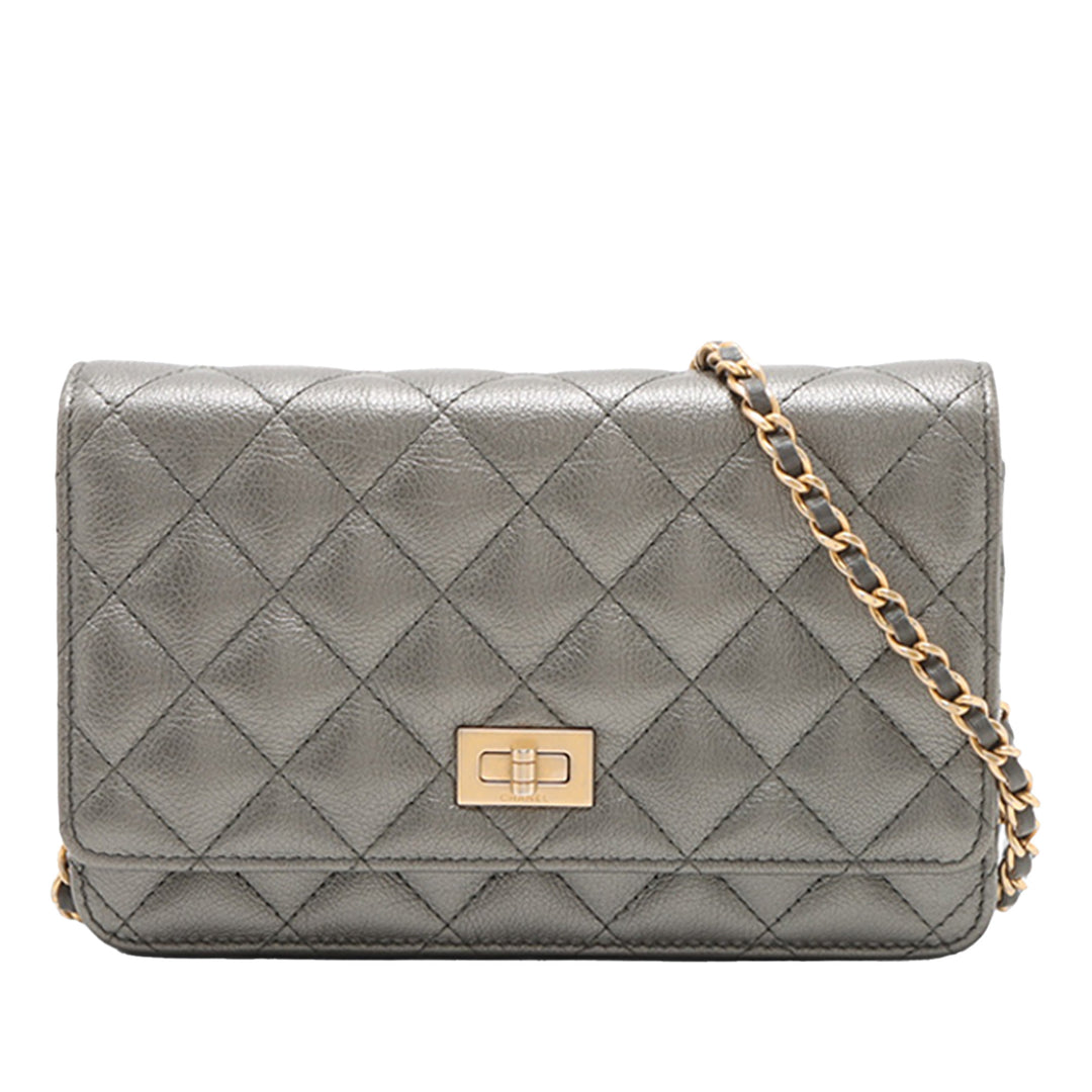 Chanel Matelassé Cuir de veau Reissue 2.55 Wallet on Chain