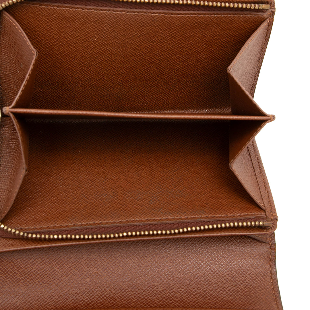 Louis Vuitton Monogram Porte Monnaie Billets Tresor Portefeuille