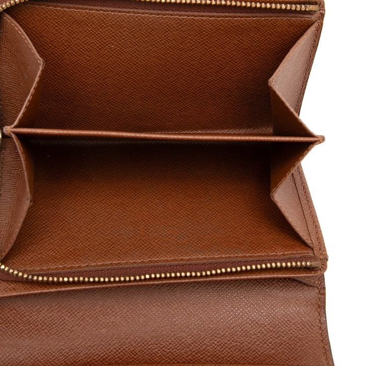 Louis Vuitton Monogram Porte Monnaie Billets Tresor Portefeuille