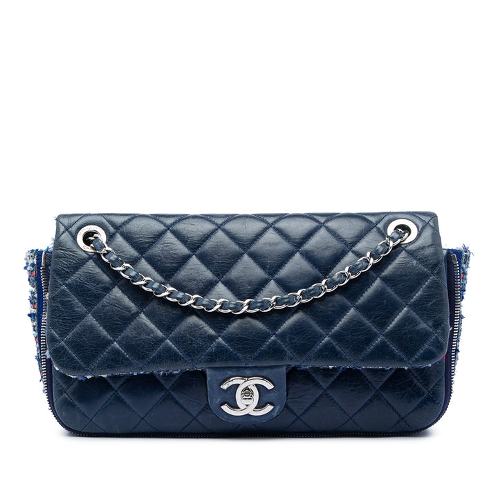 Chanel CC Wrinkled et Sac Cuir d'agneau