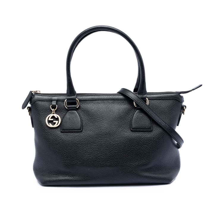 Dollar GG Charm Sac Cuir de veau Noir