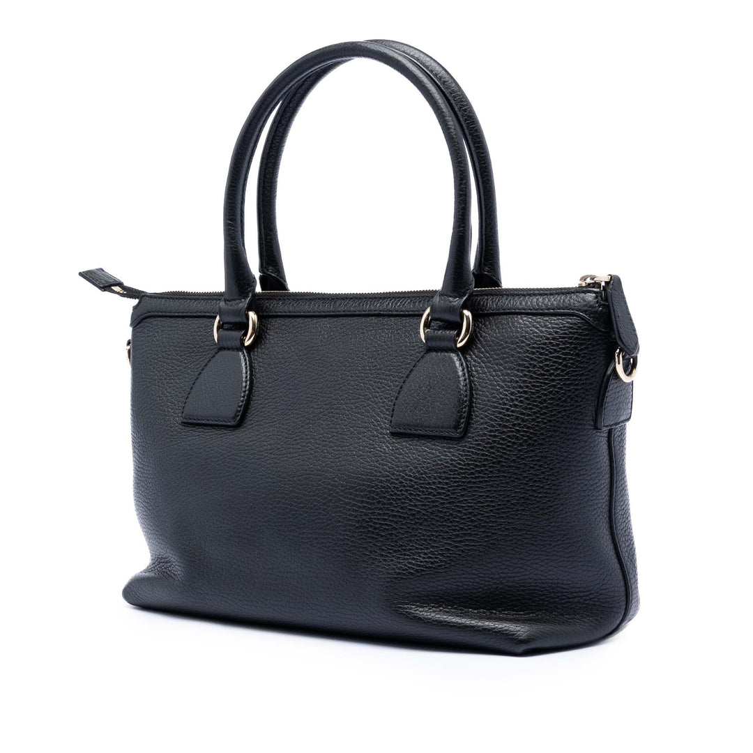 Dollar GG Charm Sac Cuir de veau Noir