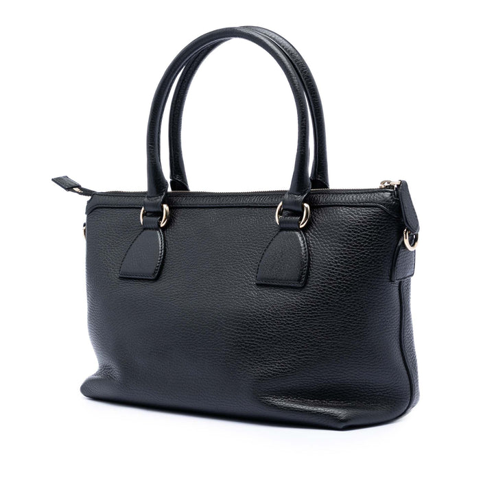 Dollar GG Charm Sac Cuir de veau Noir