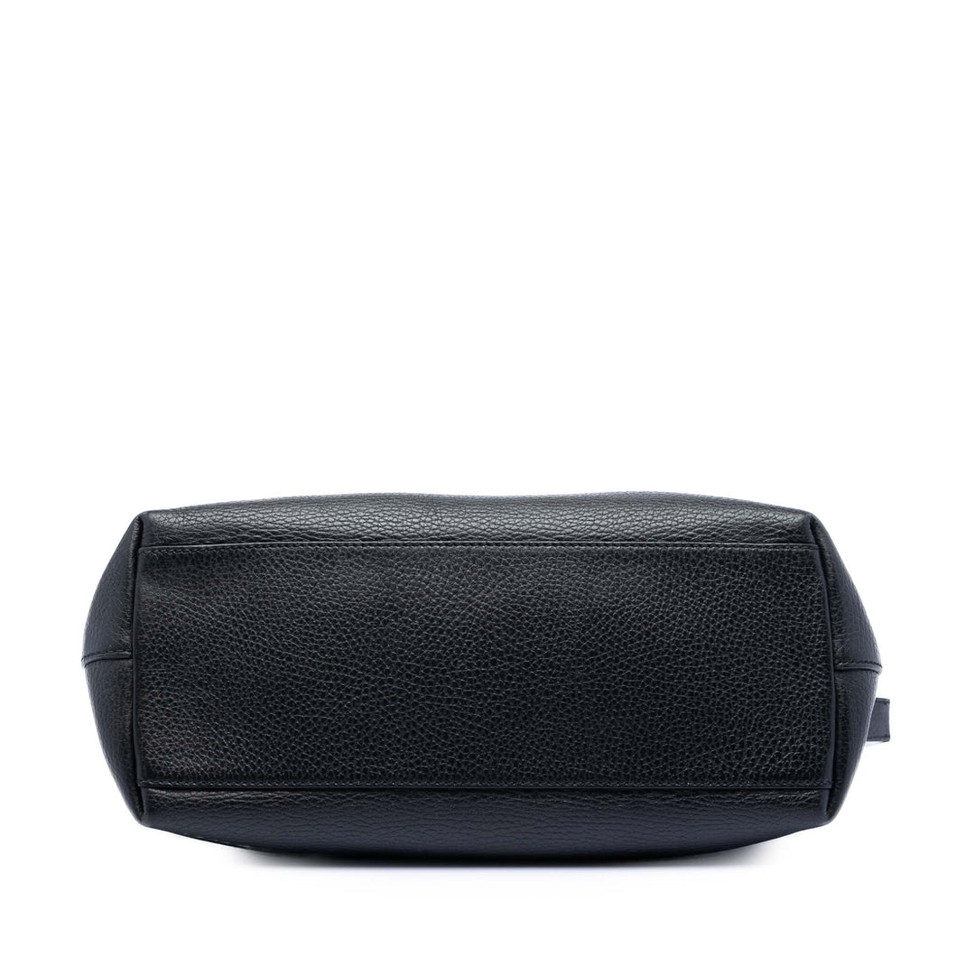 Dollar GG Charm Sac Cuir de veau Noir