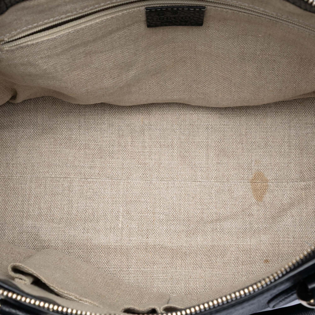 Dollar GG Charm Sac Cuir de veau Noir