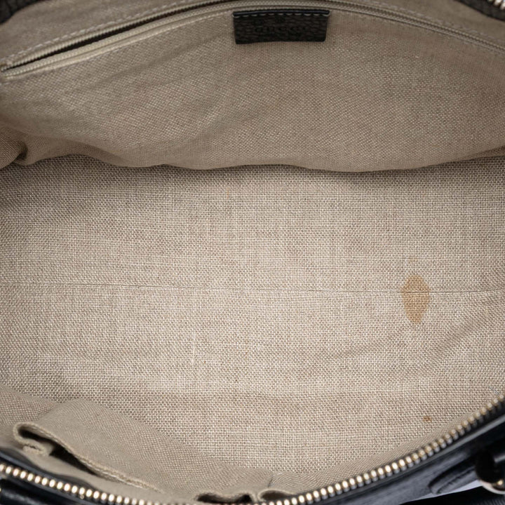 Dollar GG Charm Sac Cuir de veau Noir