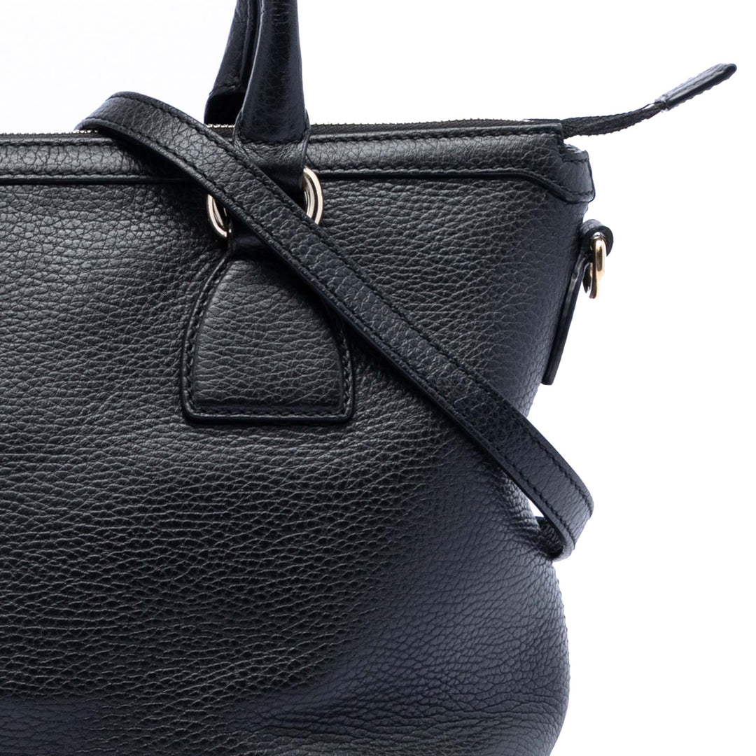 Dollar GG Charm Sac Cuir de veau Noir
