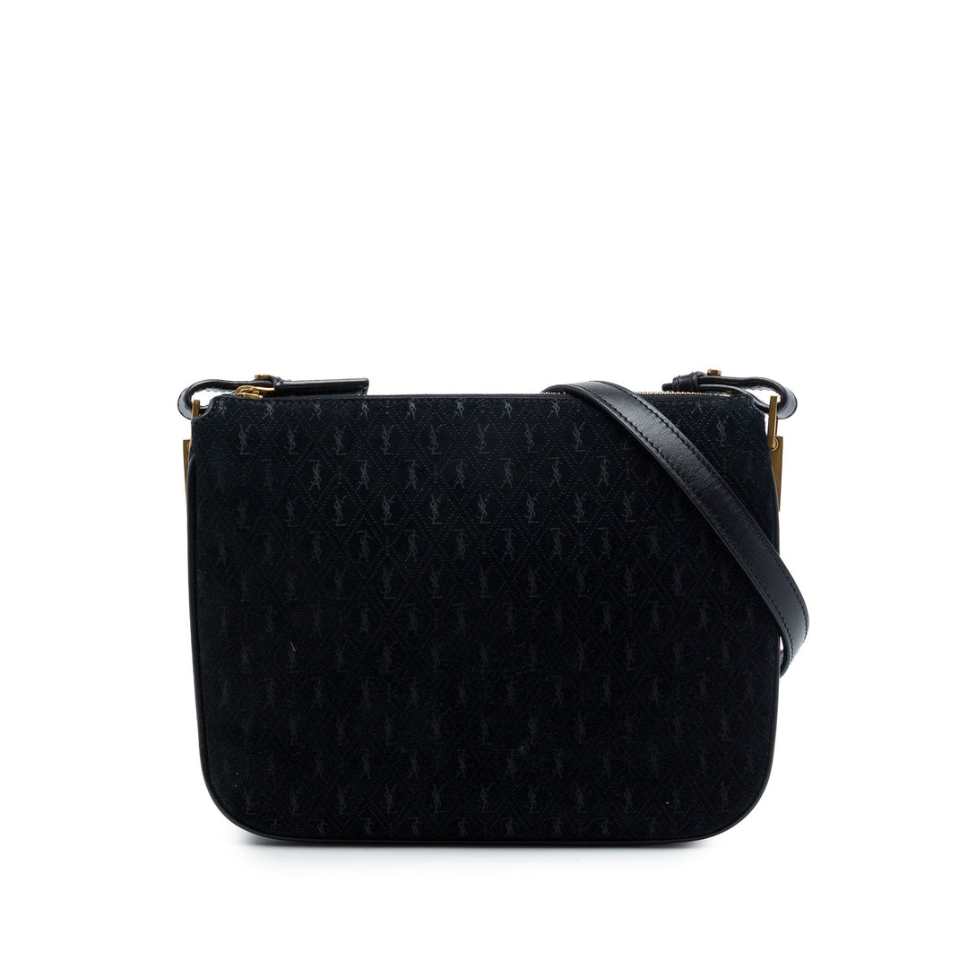Saint Laurent Sac bandoulière Allover Noir – vue principale – GABY PARIS