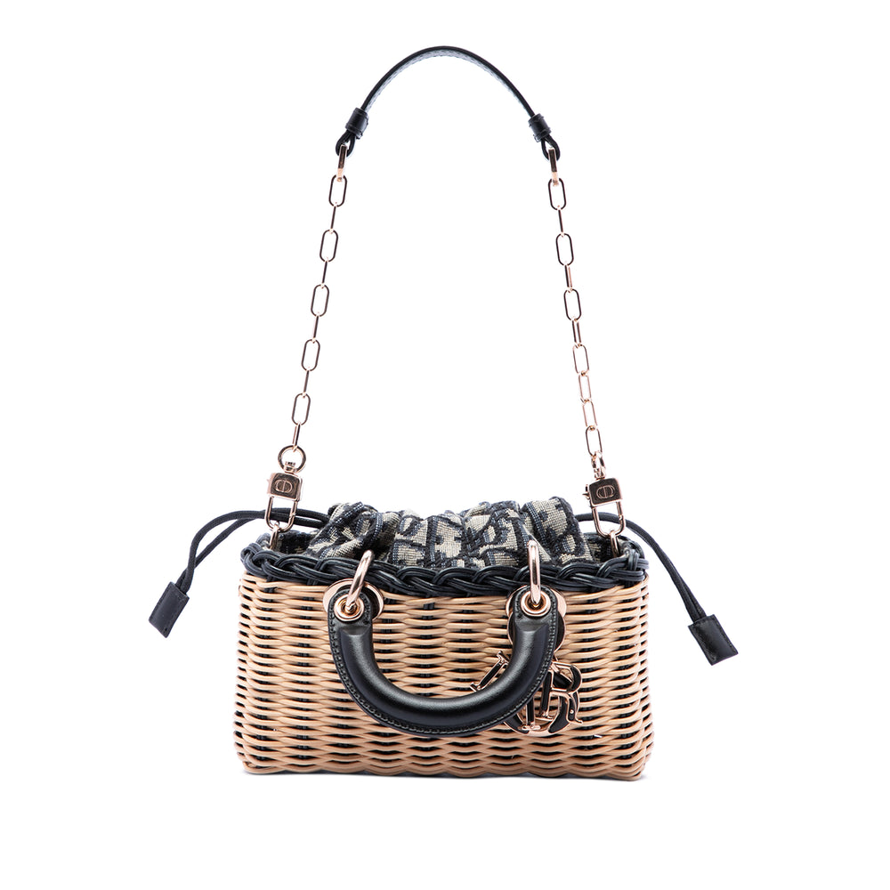 Dior Lady D Joy Micro Osier Beige – vue 2 – GABY PARIS