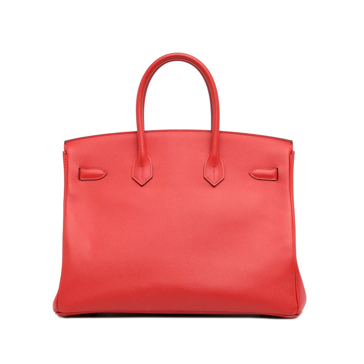 2016 Epsom Birkin 35 Red - Gaby Paris