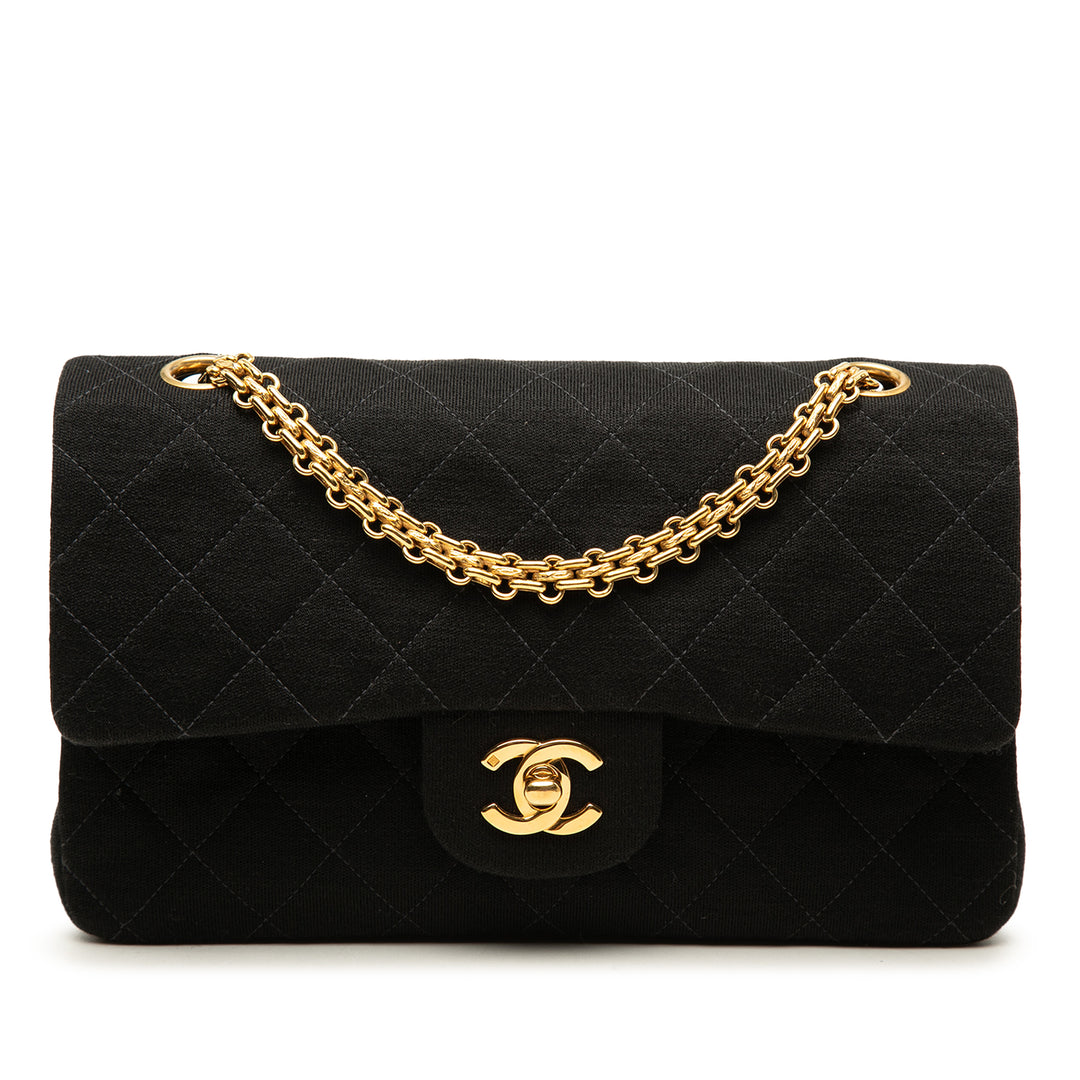 Classic Jersey Double rabat Petit Noir