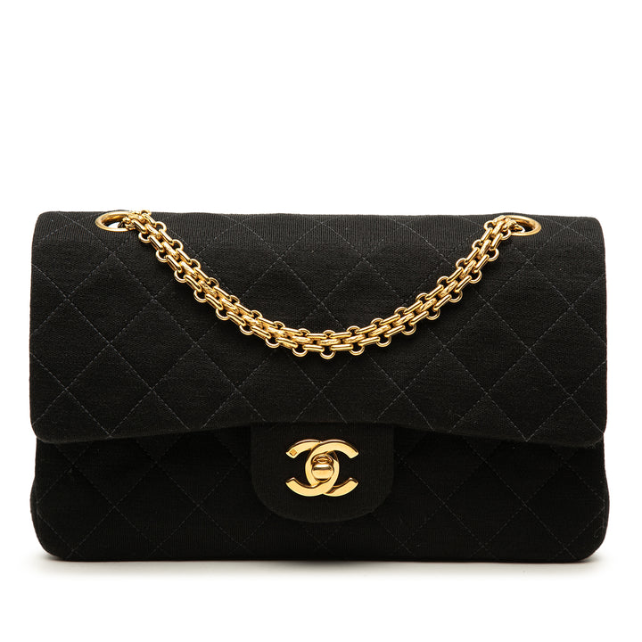 Classic Jersey Double rabat Petit Noir