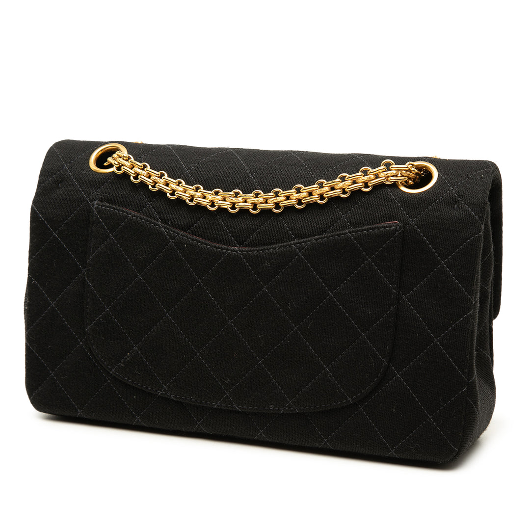 Classic Jersey Double rabat Petit Noir