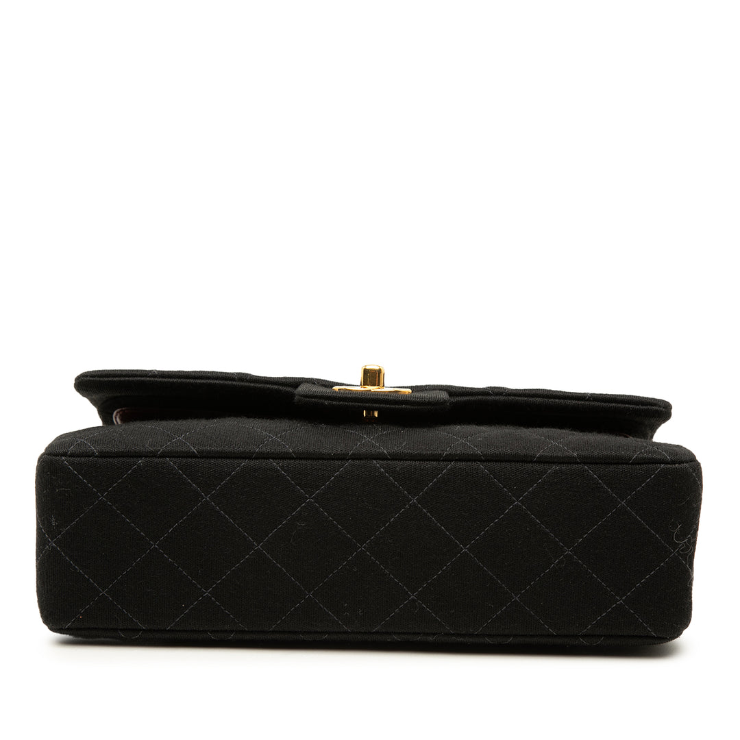 Classic Jersey Double rabat Petit Noir