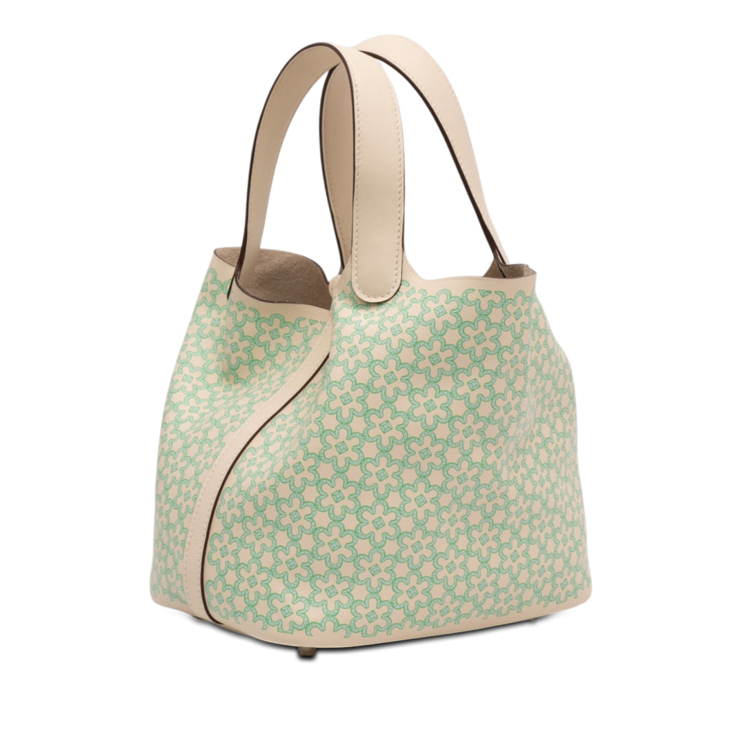 Hermès Lucky Daisy Picotin Lock 18 Cuir Swift